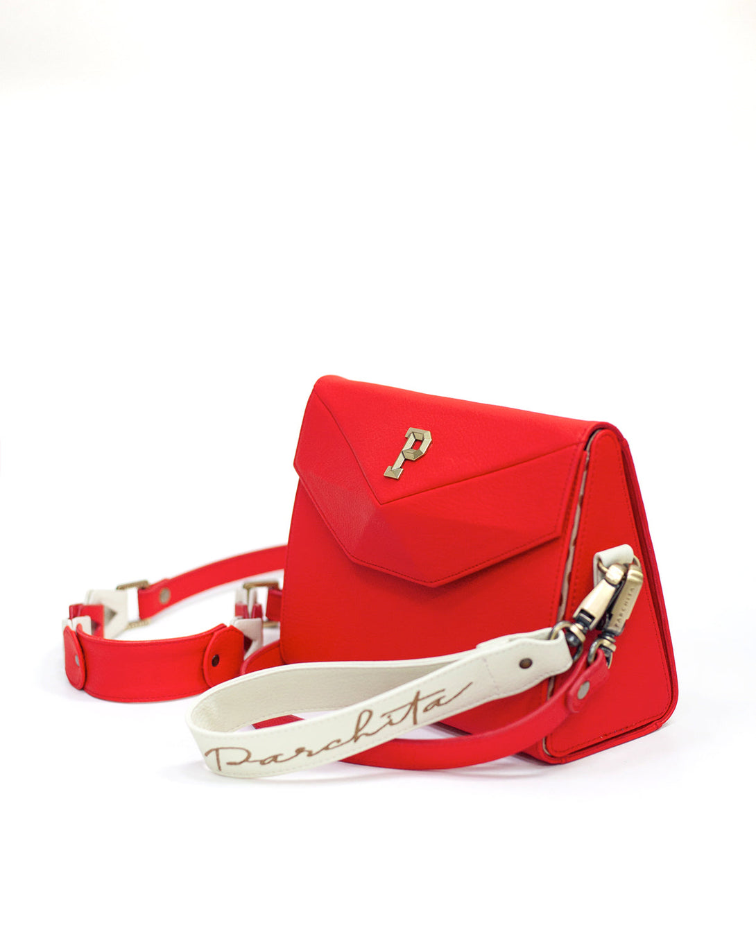 Cartera estructurada mediana para mujer en variedad de colores con accesorio extraíbles en PVC
