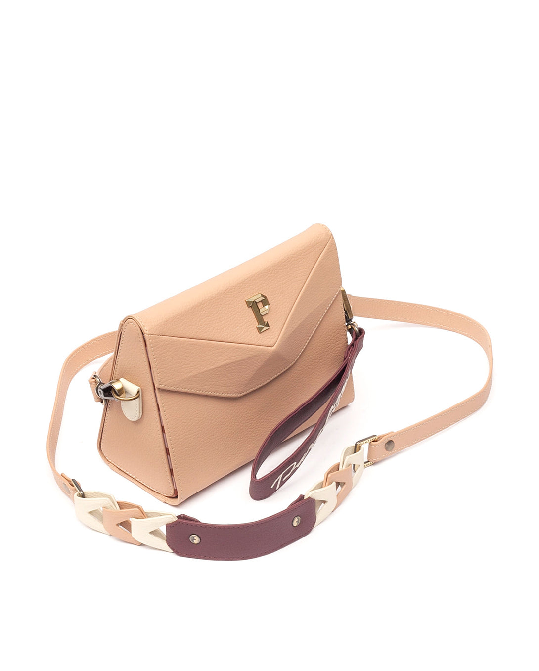 Cartera estructurada mediana para mujer en variedad de colores con accesorio extraíbles en PVC
