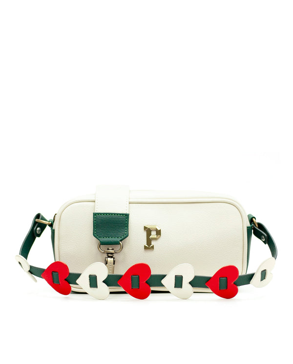 Ciao Ivory x Green Crossbody Bag