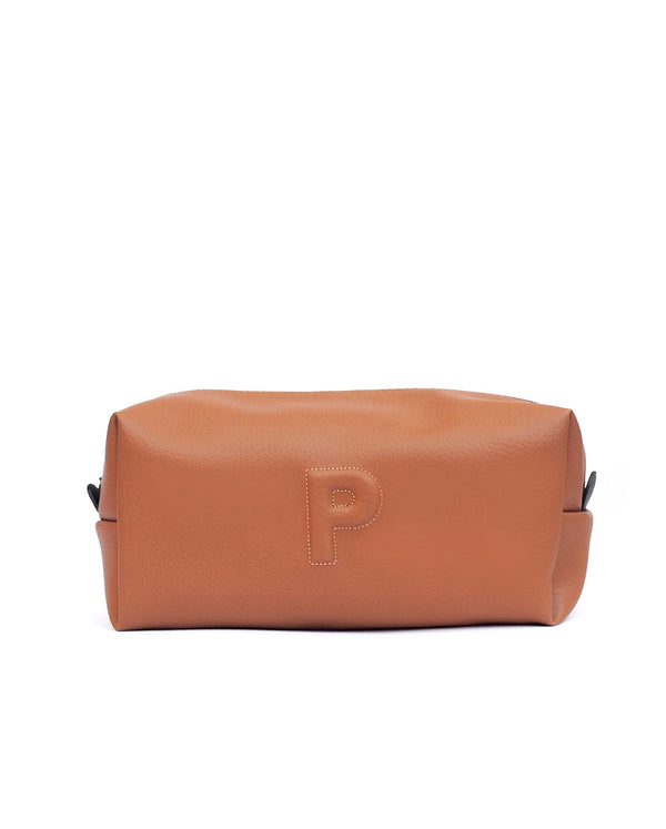 Cosmetiquera Parcha  Camel Pequeña 