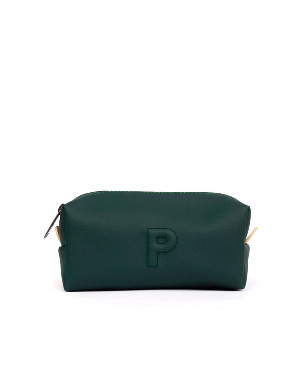 Cosmetiquera Parcha Verde Oscuro Pequeño 